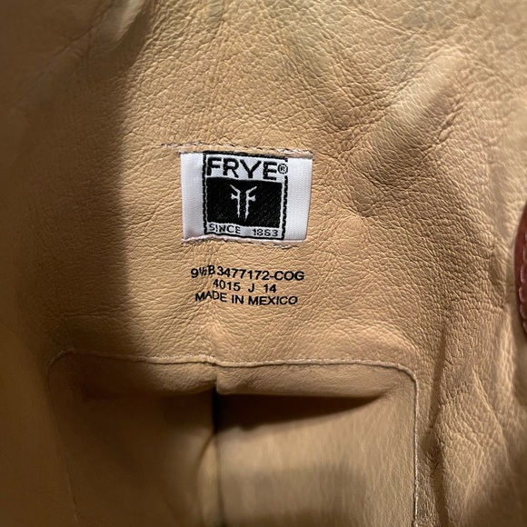 Authentic Frye tall brown riding boots, size 9 - Picture 4 of 4